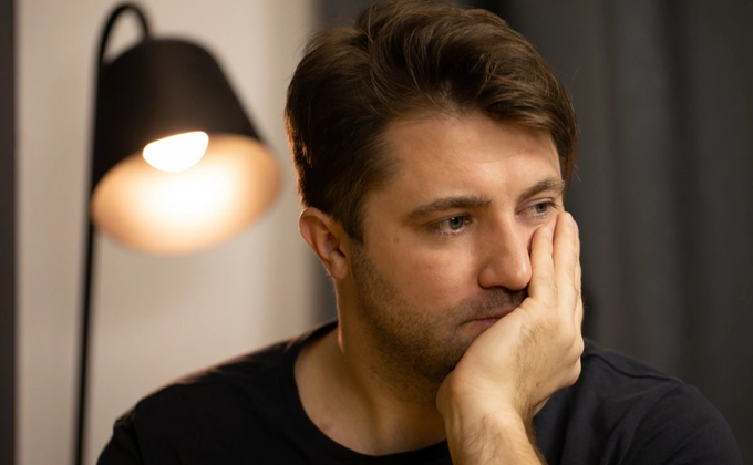 man looking depressed