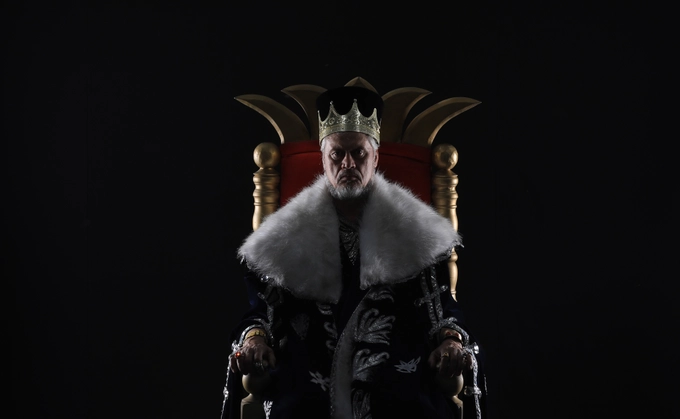 medieval king on throne