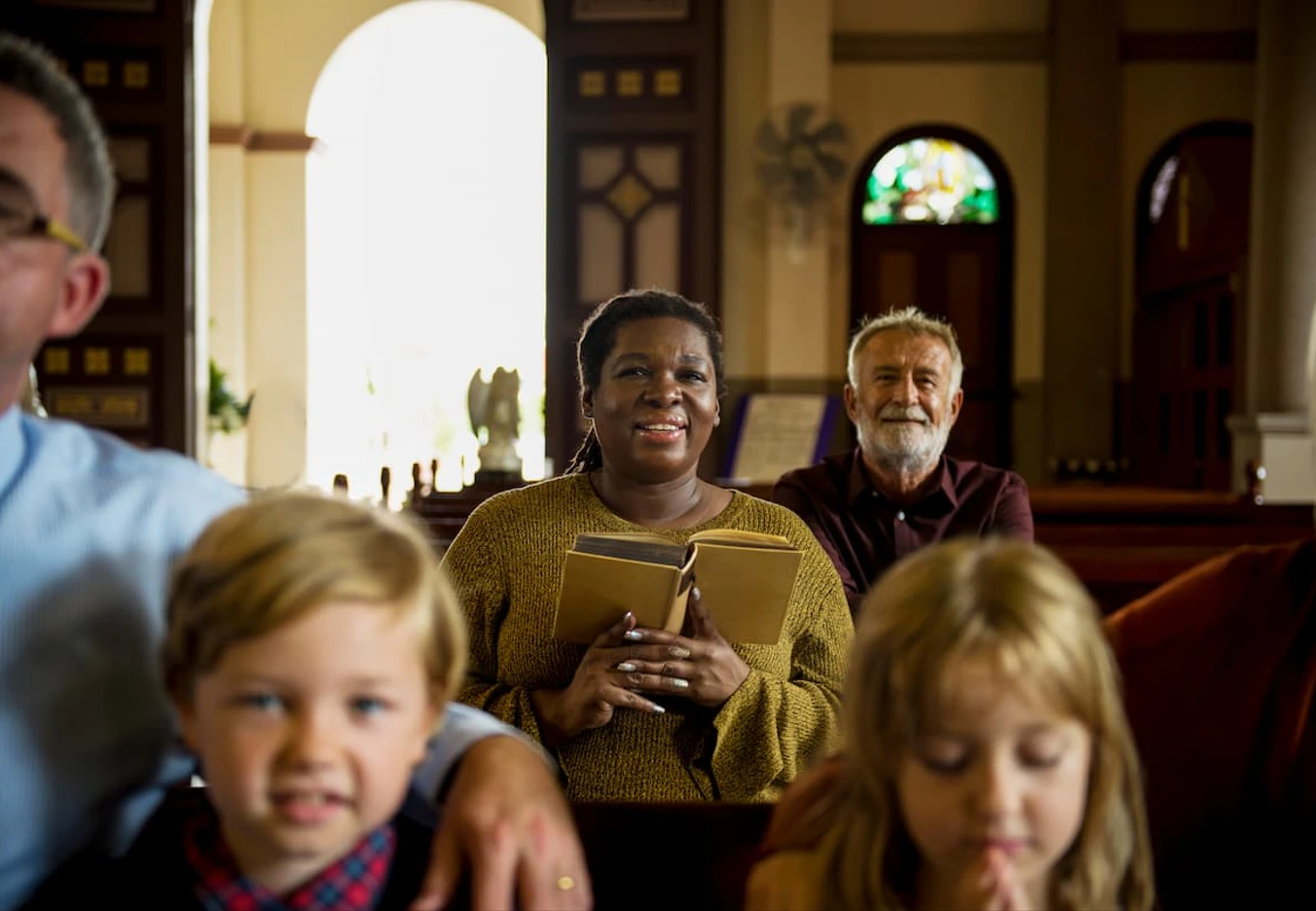group of people in church