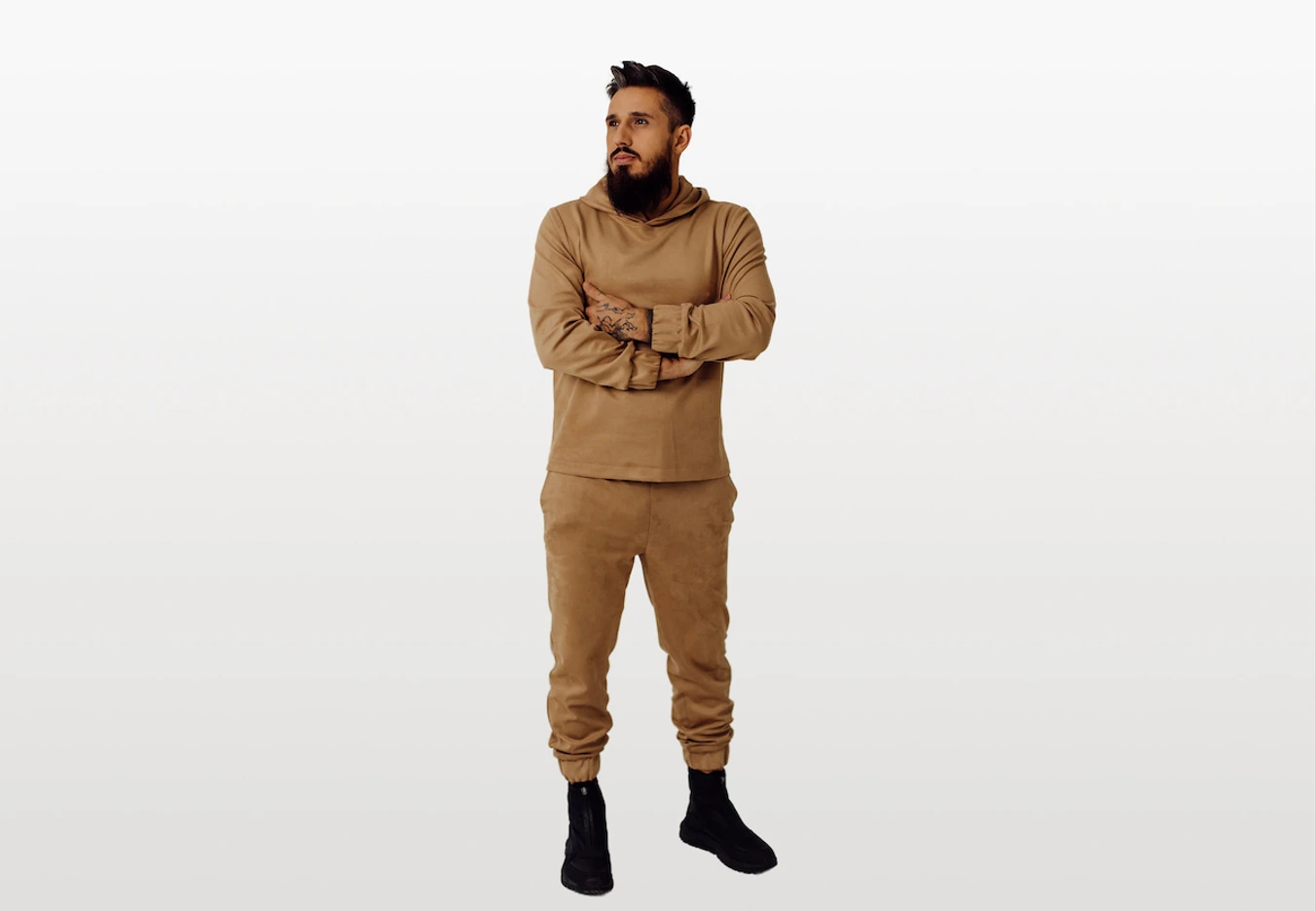 man standing confidently