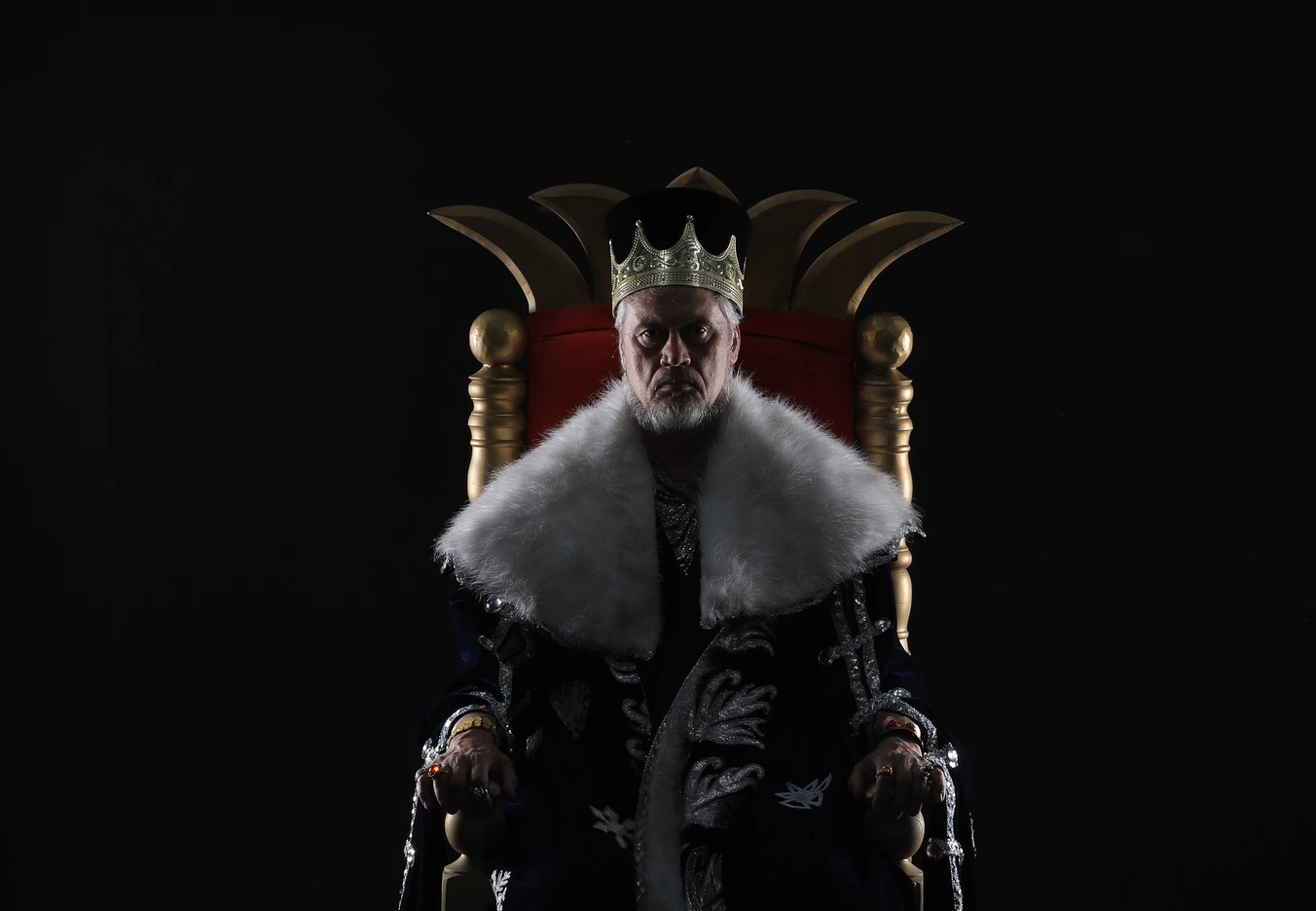 medieval king on throne