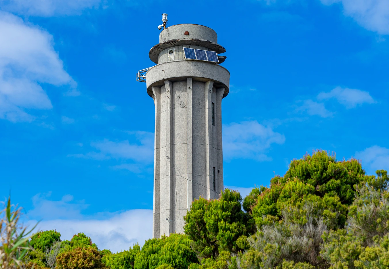 A tall sturdy looking tower