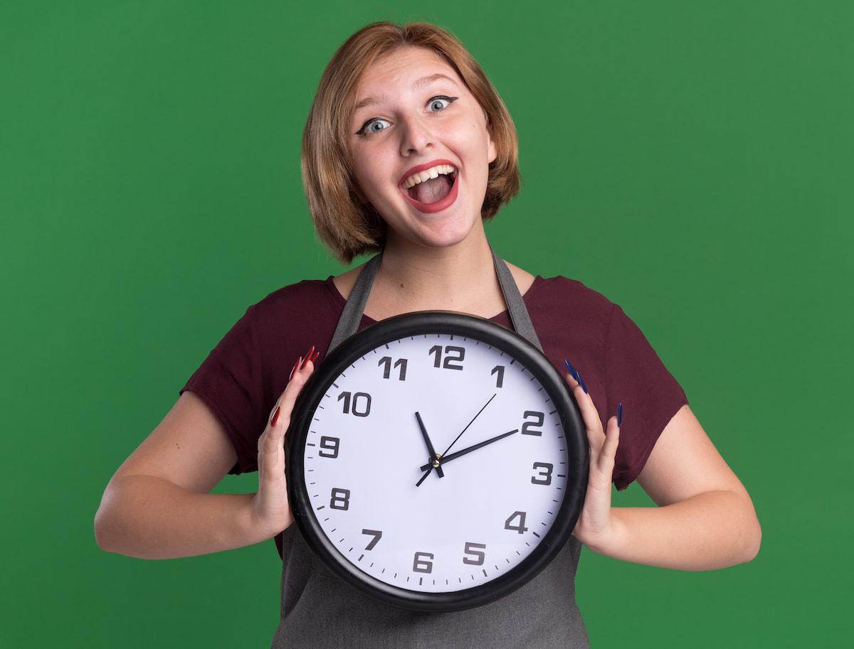 Woman Smiling and happy