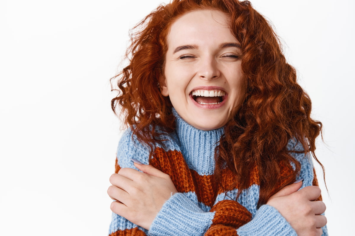 Woman Smiling and happy